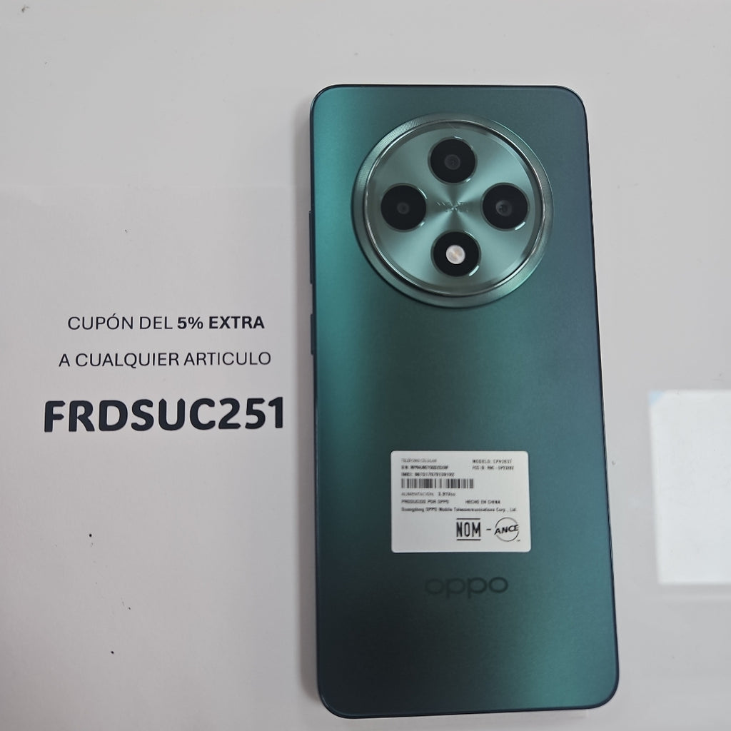 CELULAR OPPO  RENO 12F 5G CPH2637 256 GB 12 GB RAM (SEMINUEVO)