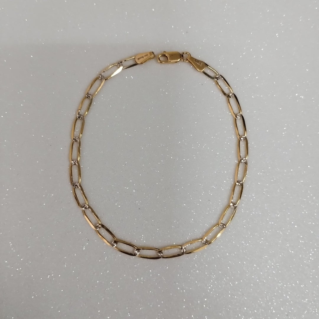 PULSERA TEJIDO ESLABONES 4.2G 21 CM (NUEVO)