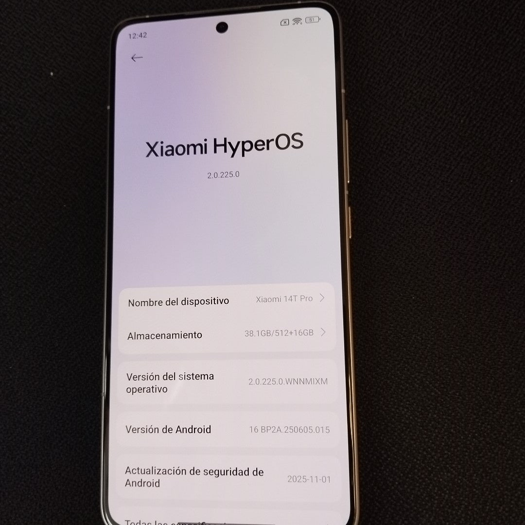 CELULAR XIAOMI 14T PRO 2407FPN8EG (2024) 512 GB 12 GB RAM (SEMINUEVO)