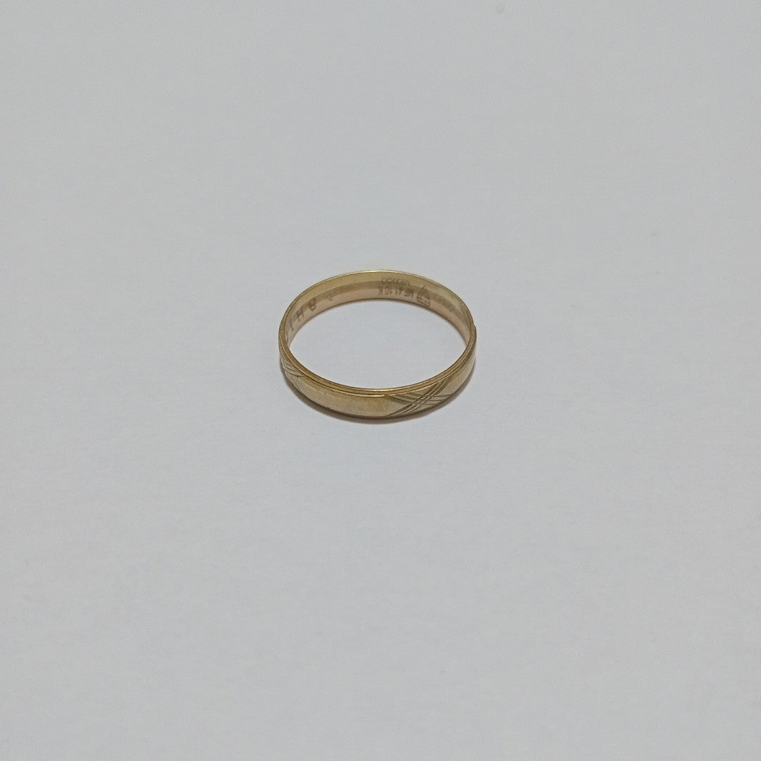 ARGOLLA ORO, ORO COMBINADO 10 K 1.5 GRMS (SEMINUEVO)