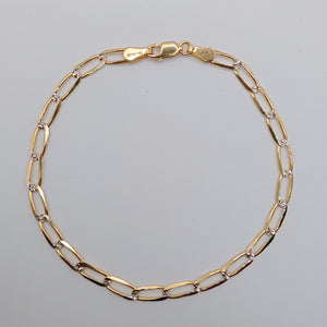PULSERA TEJIDO ESLABONES 4.3G 21 CM (NUEVO)
