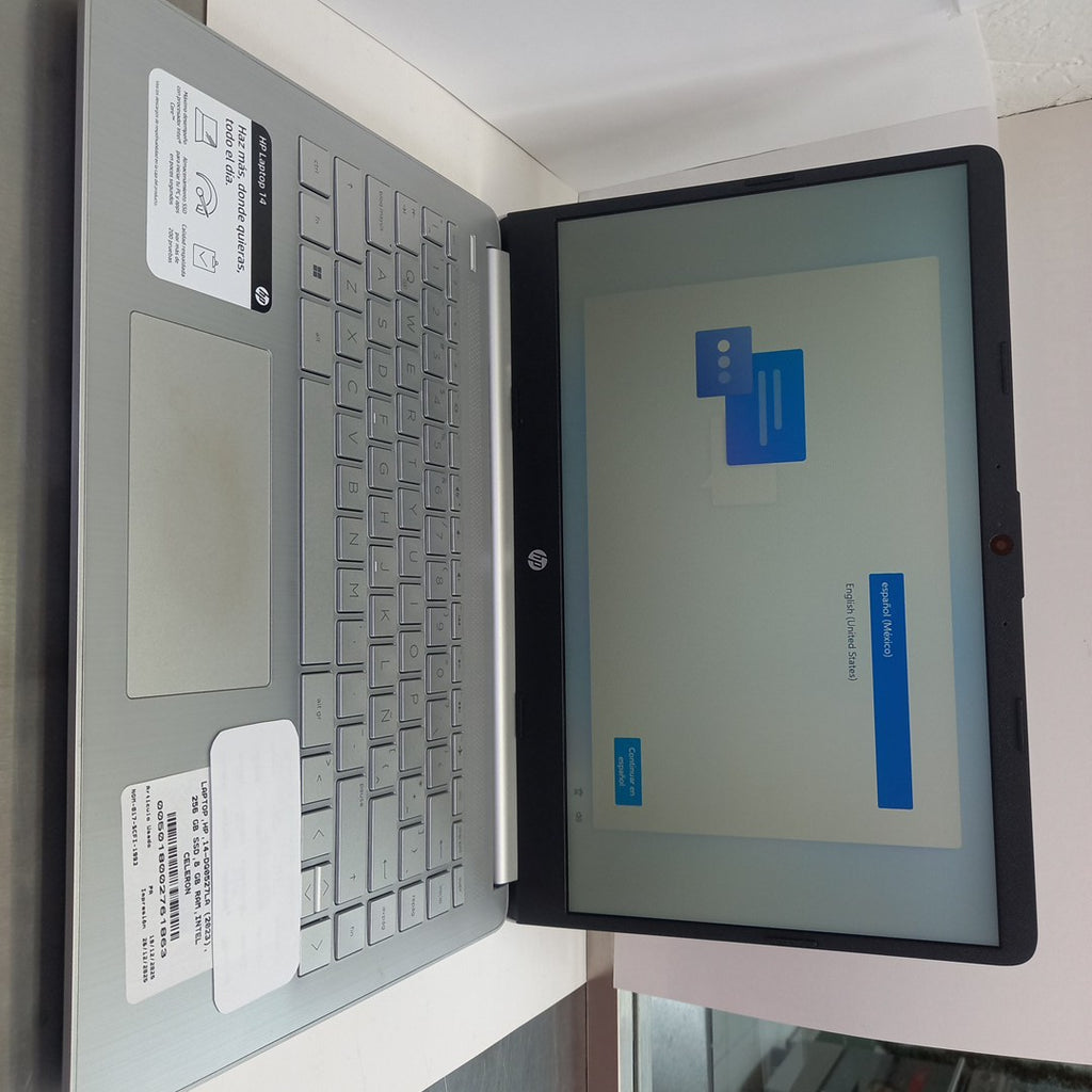 LAPTOP HP 14-DQ0527LA (2023) 256 GB SSD 8 GB RAM (SEMINUEVO)