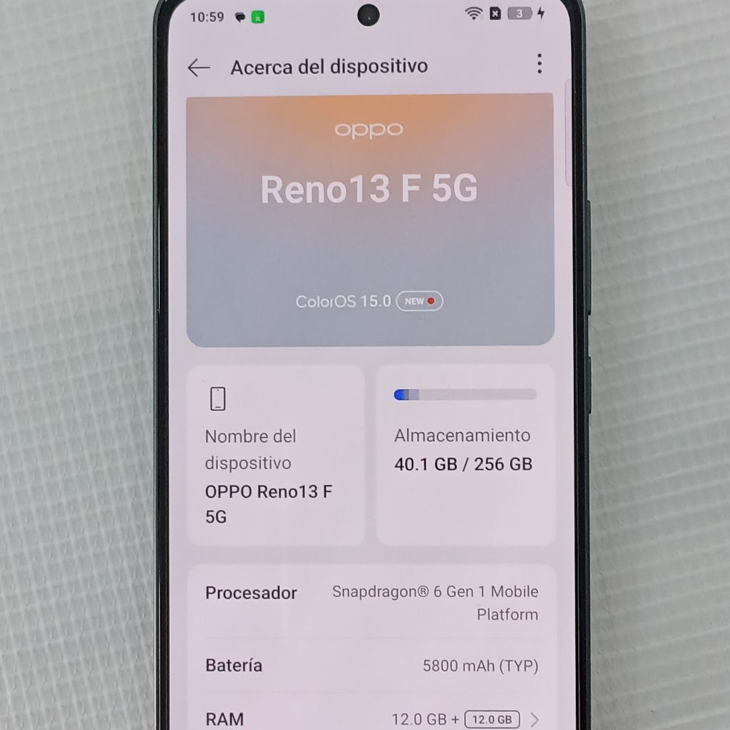 CELULAR OPPO  RENO 13F 5G CPH2699 (2025) 256 GB 12 GB RAM (SEMINUEVO)