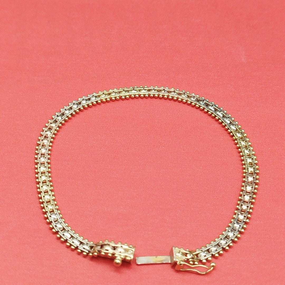 K1 7,80 GRMS 14 K ESPECIFICACIONES COMPLEMENTARIAS PULSERA HECHURA ESPECIAL ORO (SEMINUEVO)