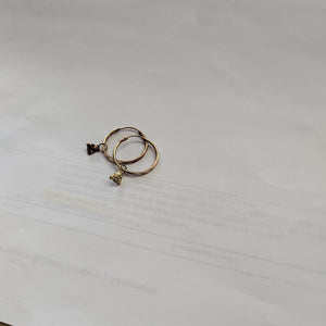 ARRACADAS PAR ORO 10 K 1.1 GRMS (SEMINUEVO)