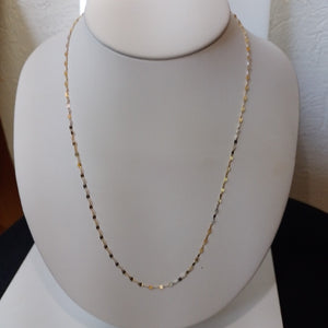 CADENA ORO, ORO COMBINADO 14 K 1.5 GRMS (SEMINUEVO)