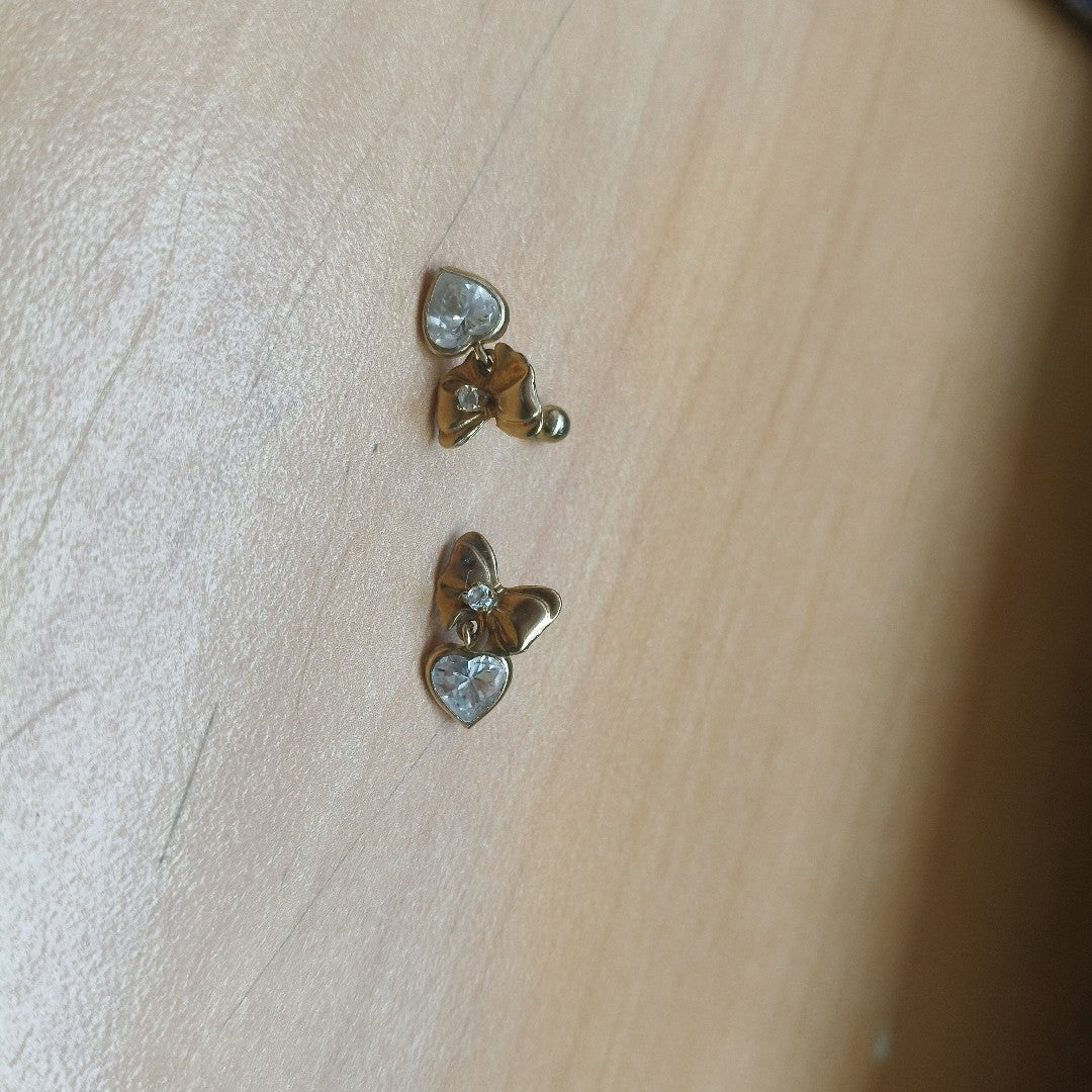 ARETES PAR ORO 10 K 1.1 GRMS (SEMINUEVO)