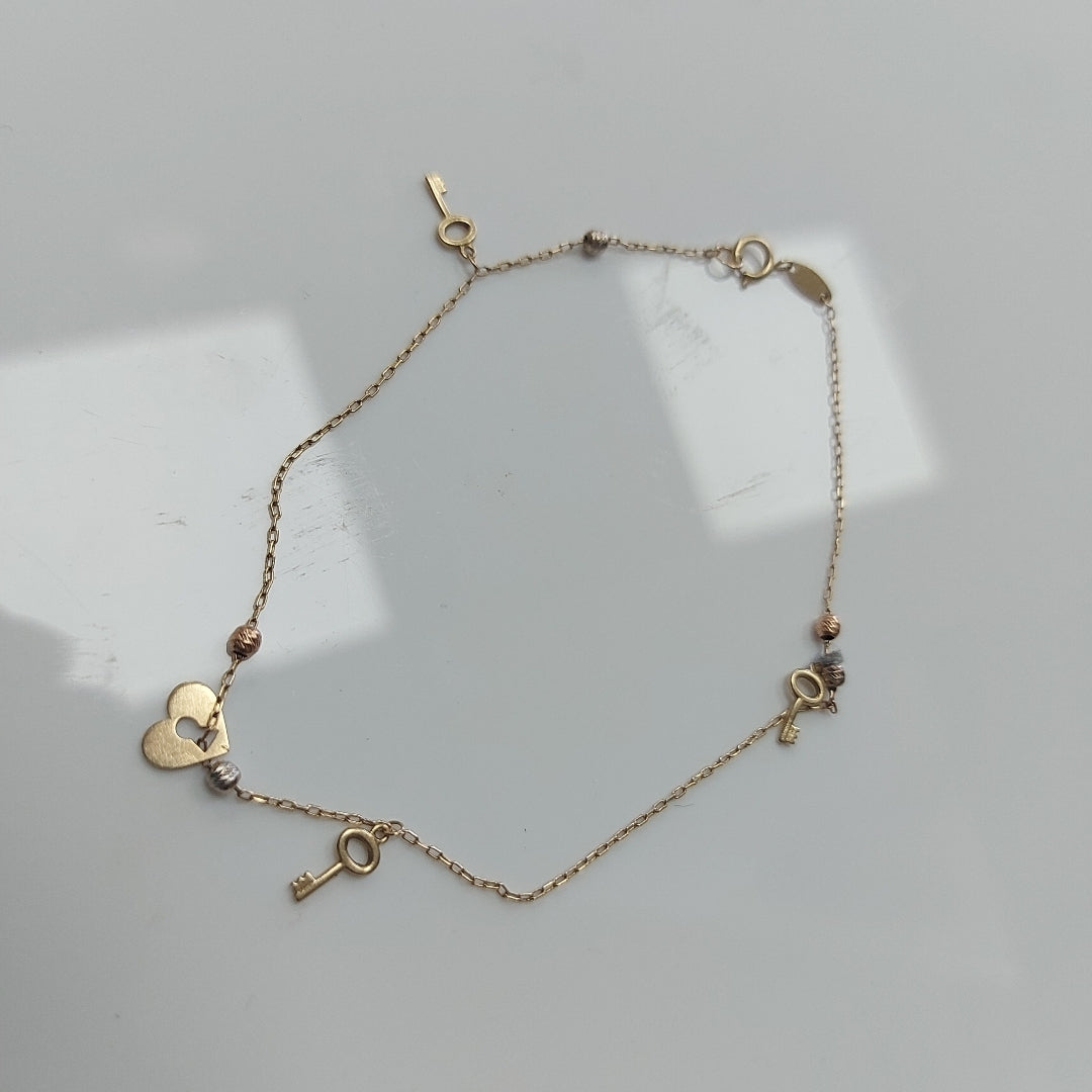 PULSERA ORO 14 K 1.1 GRMS (SEMINUEVO)