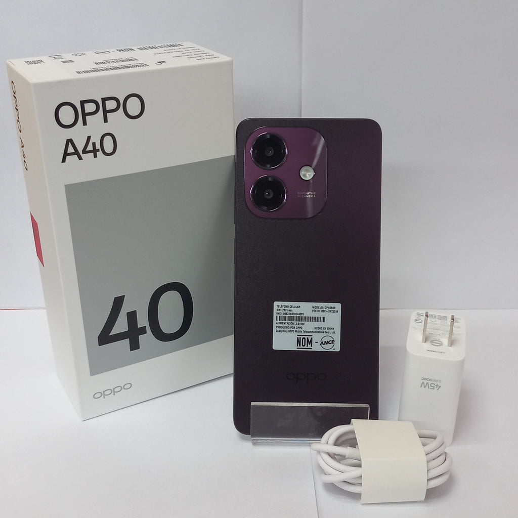 CELULAR OPPO  A40 CPH2669 (2024) 256 GB 4 GB RAM (SEMINUEVO)