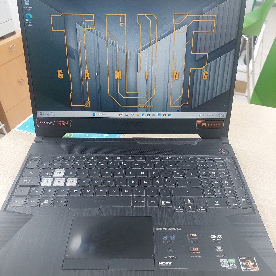 LAPTOP ASUS TUF GAMING A15 FA506IC-HN053W (2022) 512 GB SSD 8 GB RAM (SEMINUEVO)