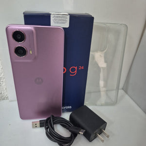 CELULAR MOTOROLA MOTO G24 XT2423-1 (2024) 256 GB 4 GB RAM (SEMINUEVO)