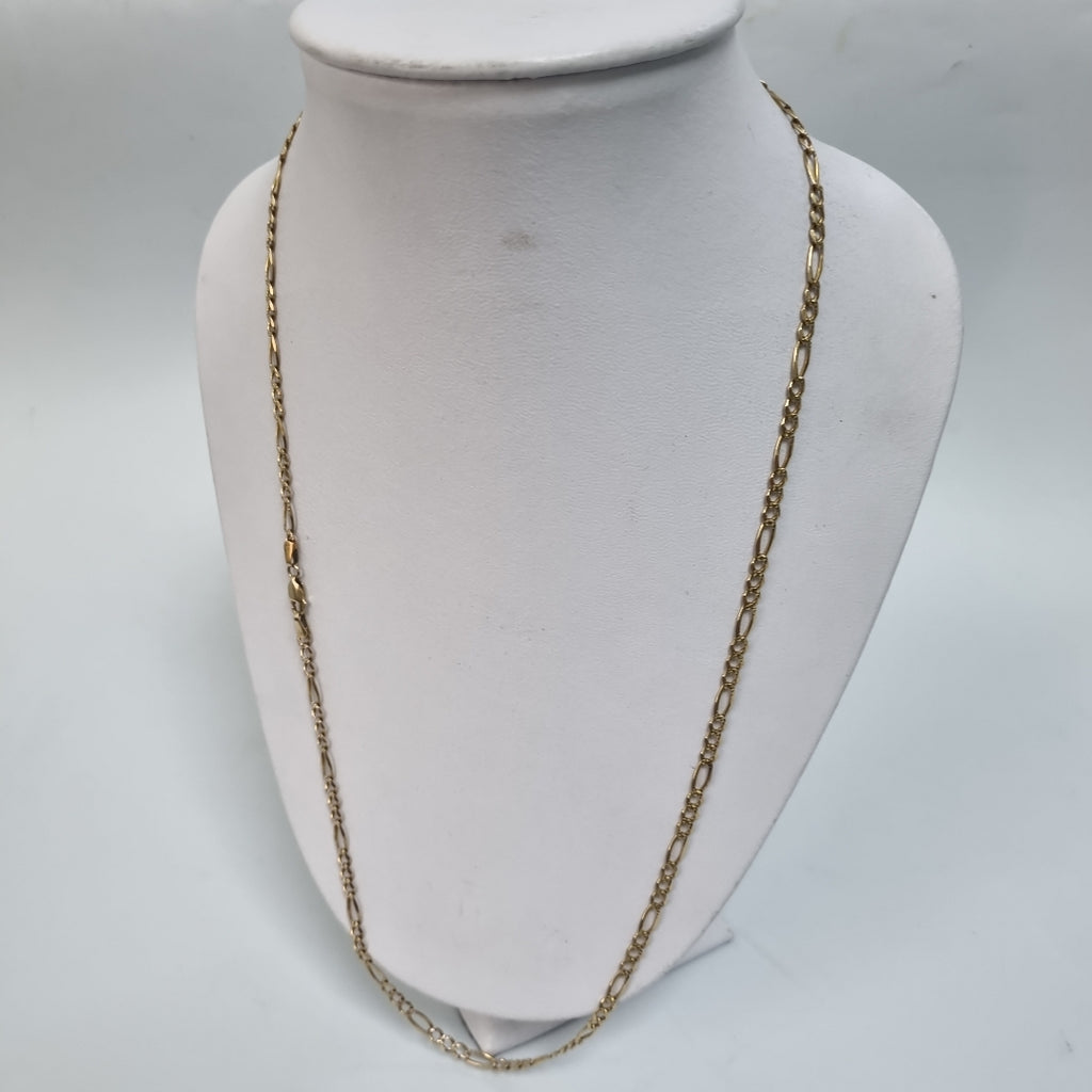 K1 12,50 GRMS 14 K ESPECIFICACIONES COMPLEMENTARIAS CADENA TE CARTIER 3X1 BROCH (SEMINUEVO)