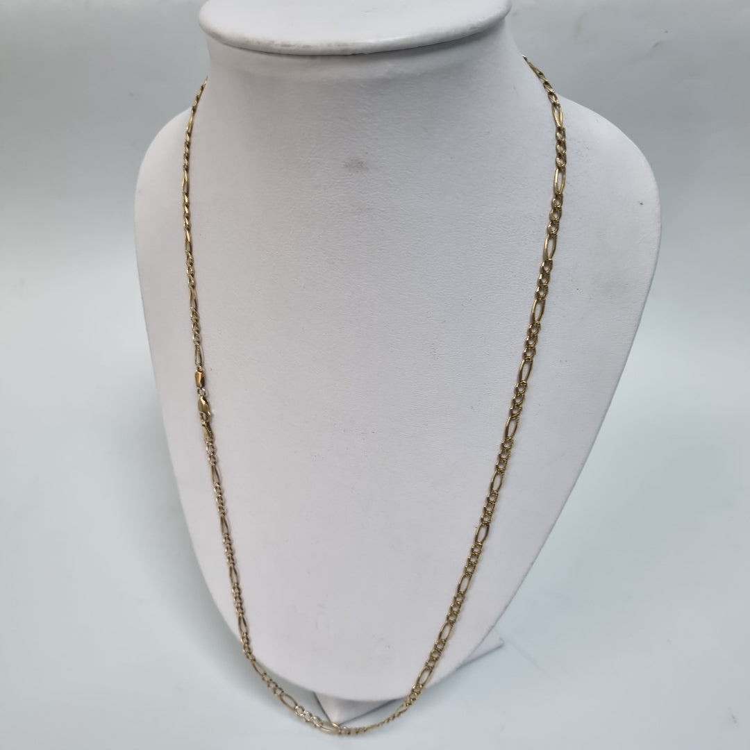 K1 12,50 GRMS 14 K ESPECIFICACIONES COMPLEMENTARIAS CADENA TE CARTIER 3X1 BROCH (SEMINUEVO)