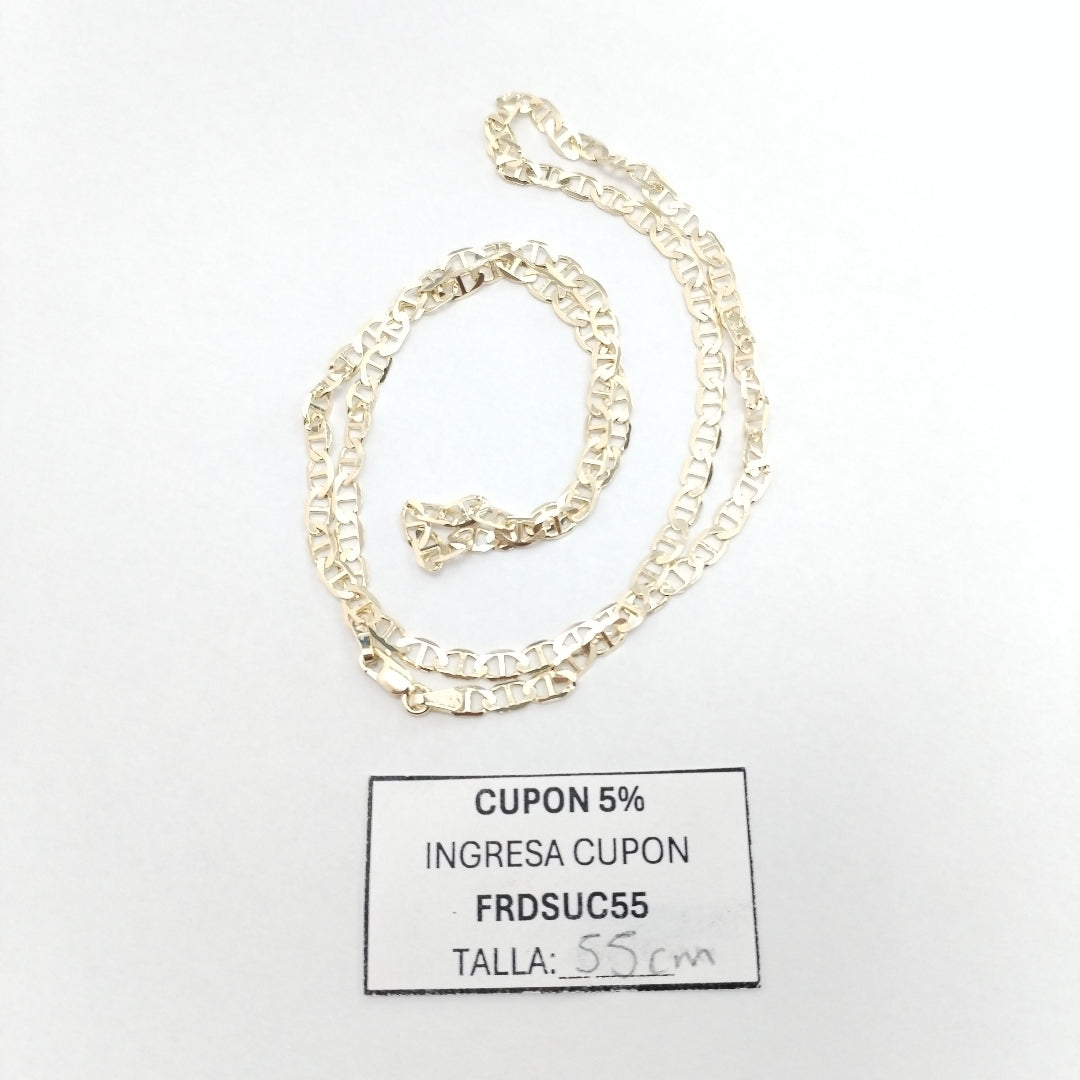 CADENA TEJIDO GUCHI 7.8G 55 CM (NUEVO)