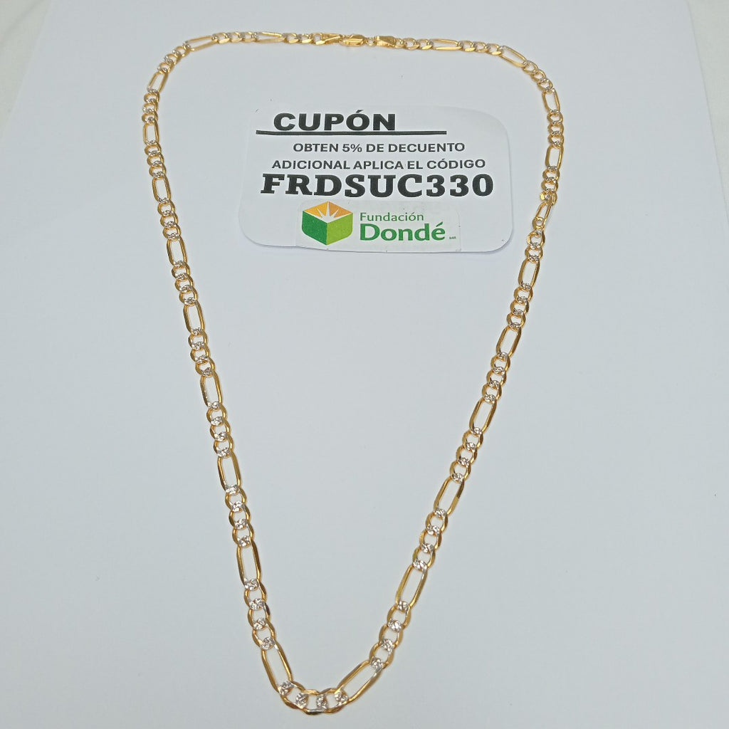 CADENA TEJIDO 3X1 16.5G 55 CM (NUEVO)