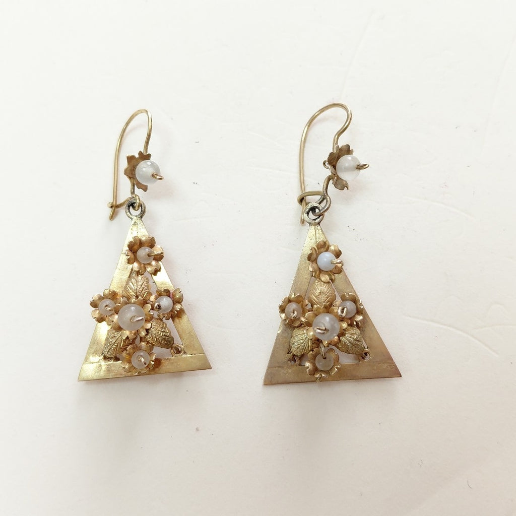 ARETES PAR ORO 10 K 6.1 GRMS (SEMINUEVO)