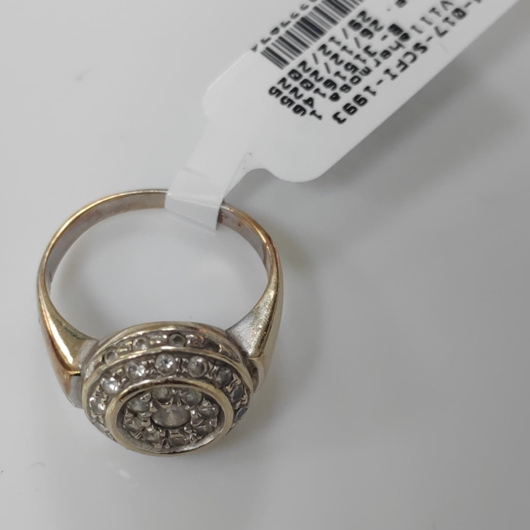 K1 5,80 GRMS 10 K ESPECIFICACIONES COMPLEMENTARIAS ANILLITO DE ORO BLANCO CON CI (SEMINUEVO)