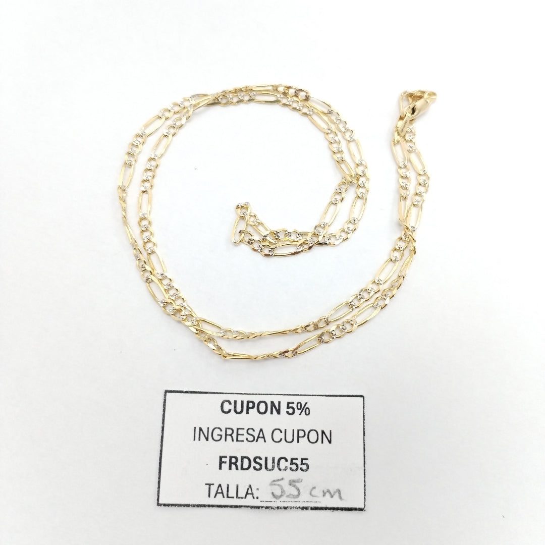 CADENA TEJIDO 3X1 8.4G 55 CM (NUEVO)