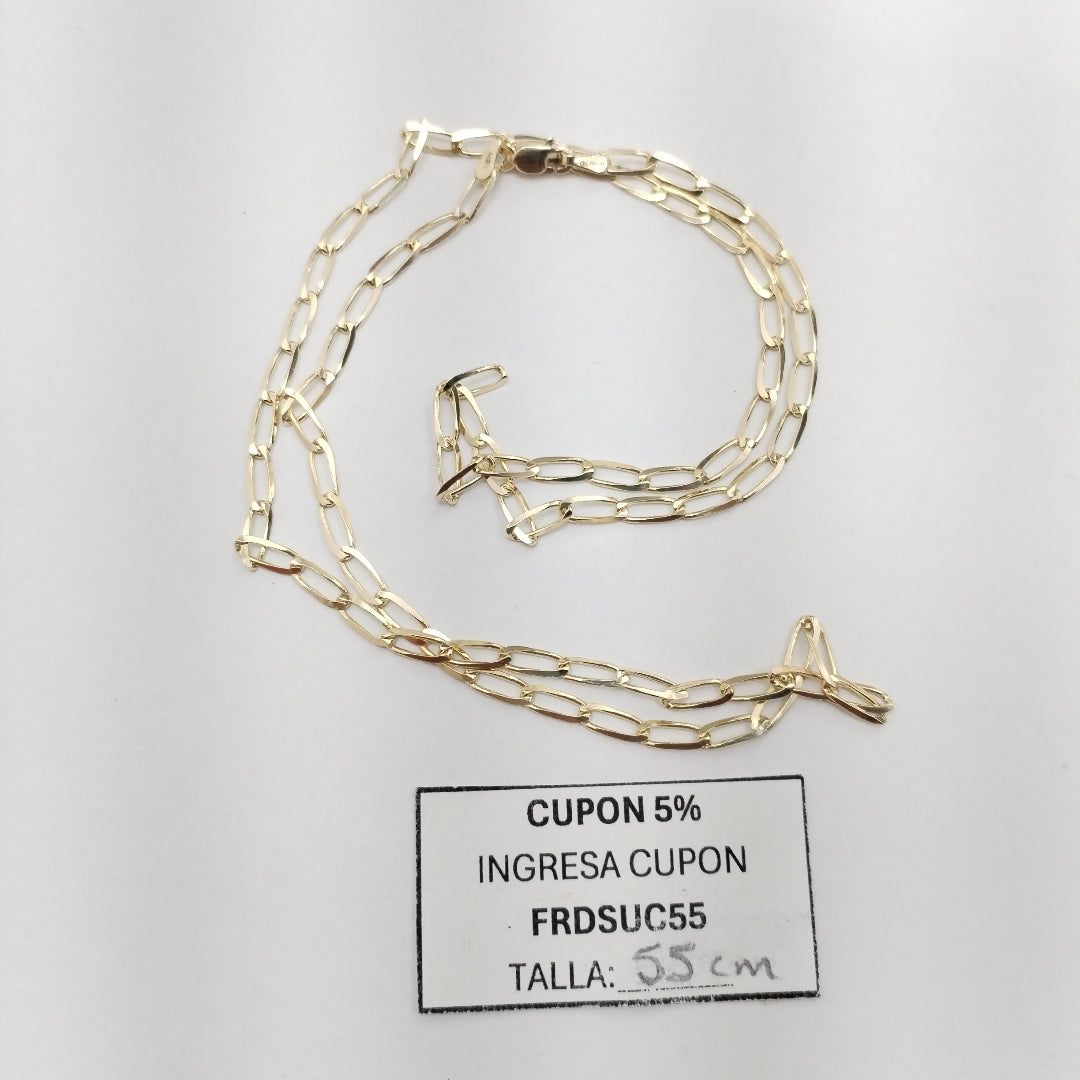 CADENA TEJIDO ESLABONES 6.7G 55 CM (NUEVO)