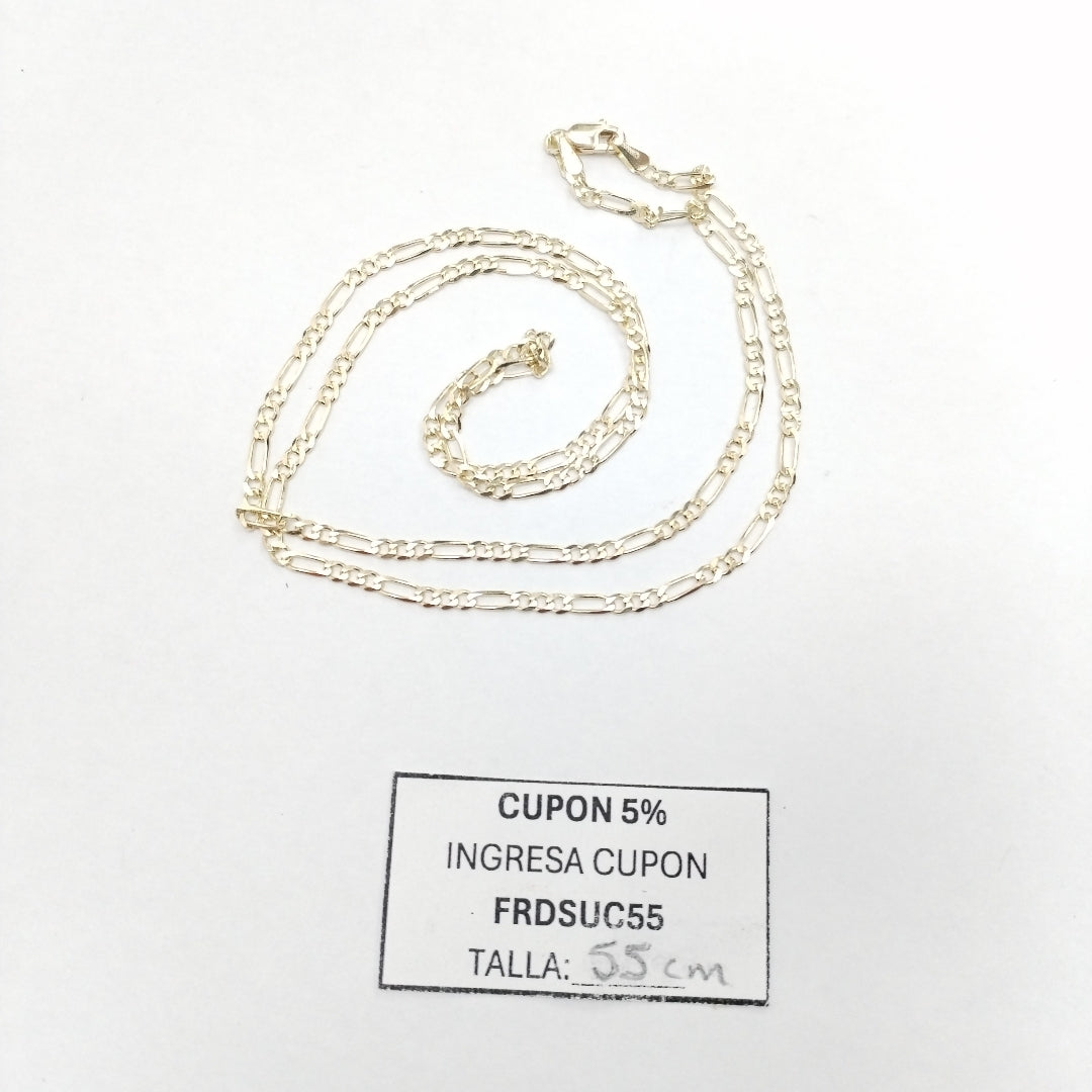 CADENA TEJIDO 3X1 5.1G 55 CM (NUEVO)