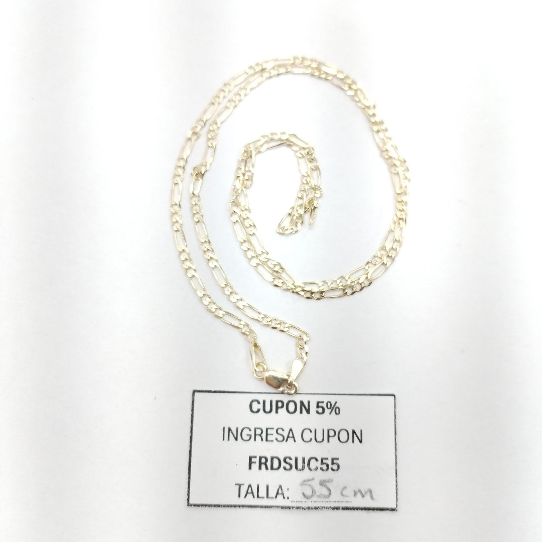 CADENA TEJIDO 3X1 5.1G 55 CM (NUEVO)