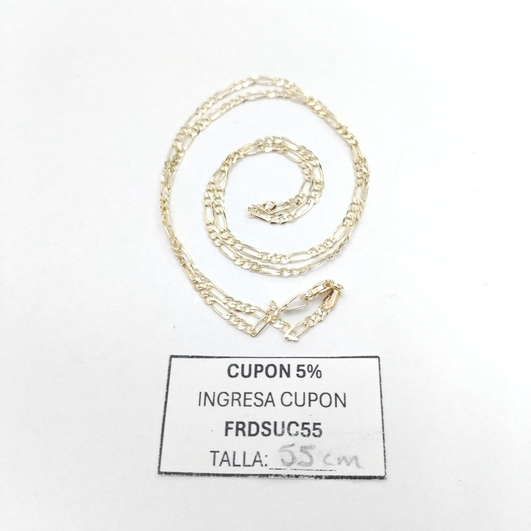 CADENA TEJIDO 3X1 5.1G 55 CM (NUEVO)