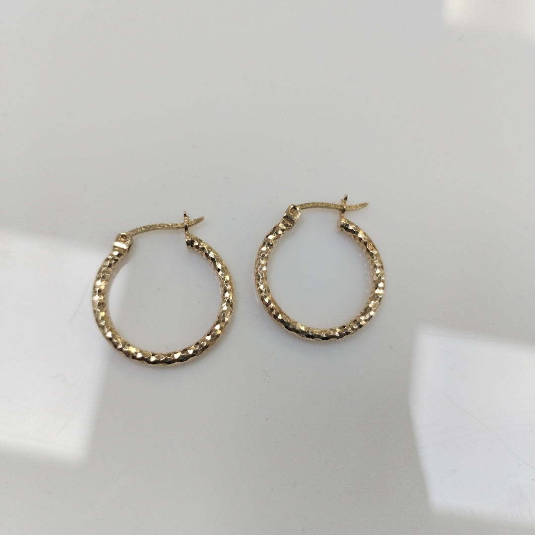 ARRACADAS PAR ORO 14 K 1.7 GRMS (SEMINUEVO)