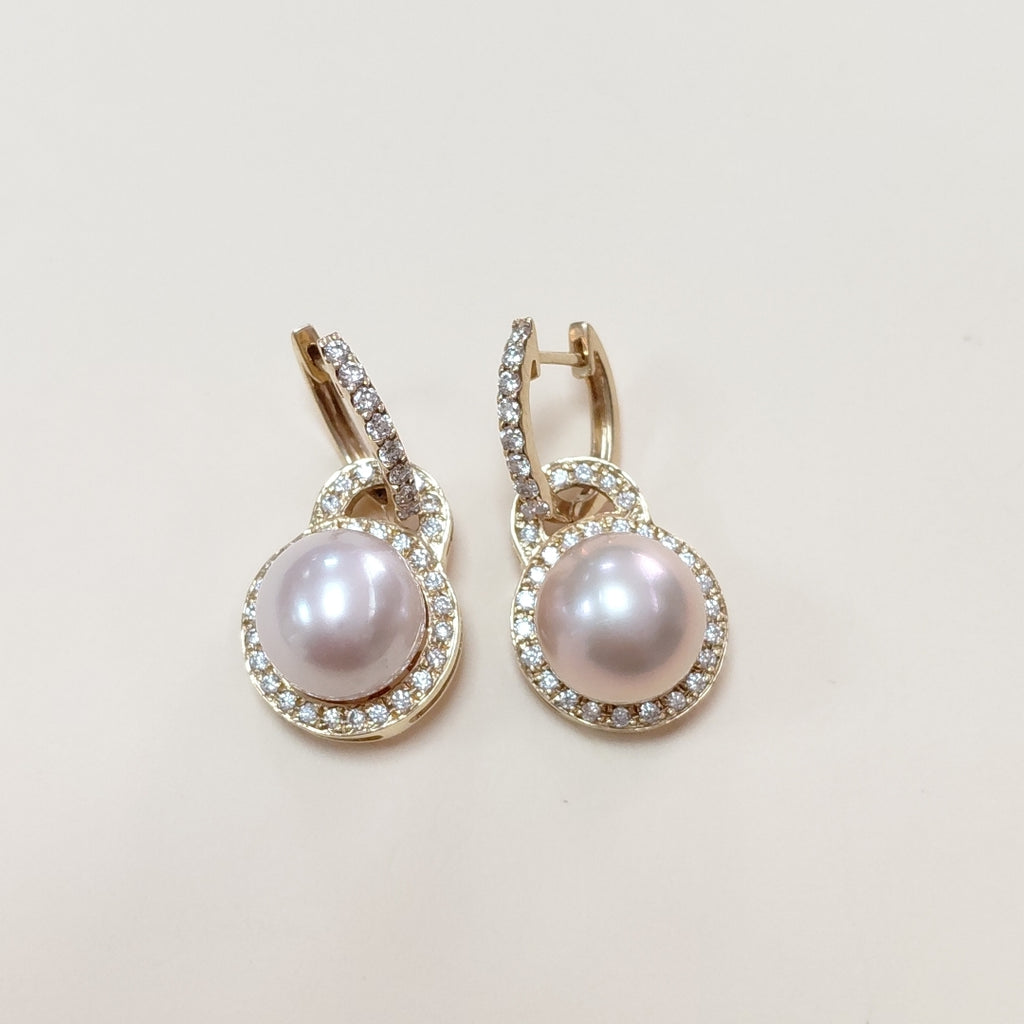 ARETES PAR ORO 14 K 9.8 GRMS (SEMINUEVO)