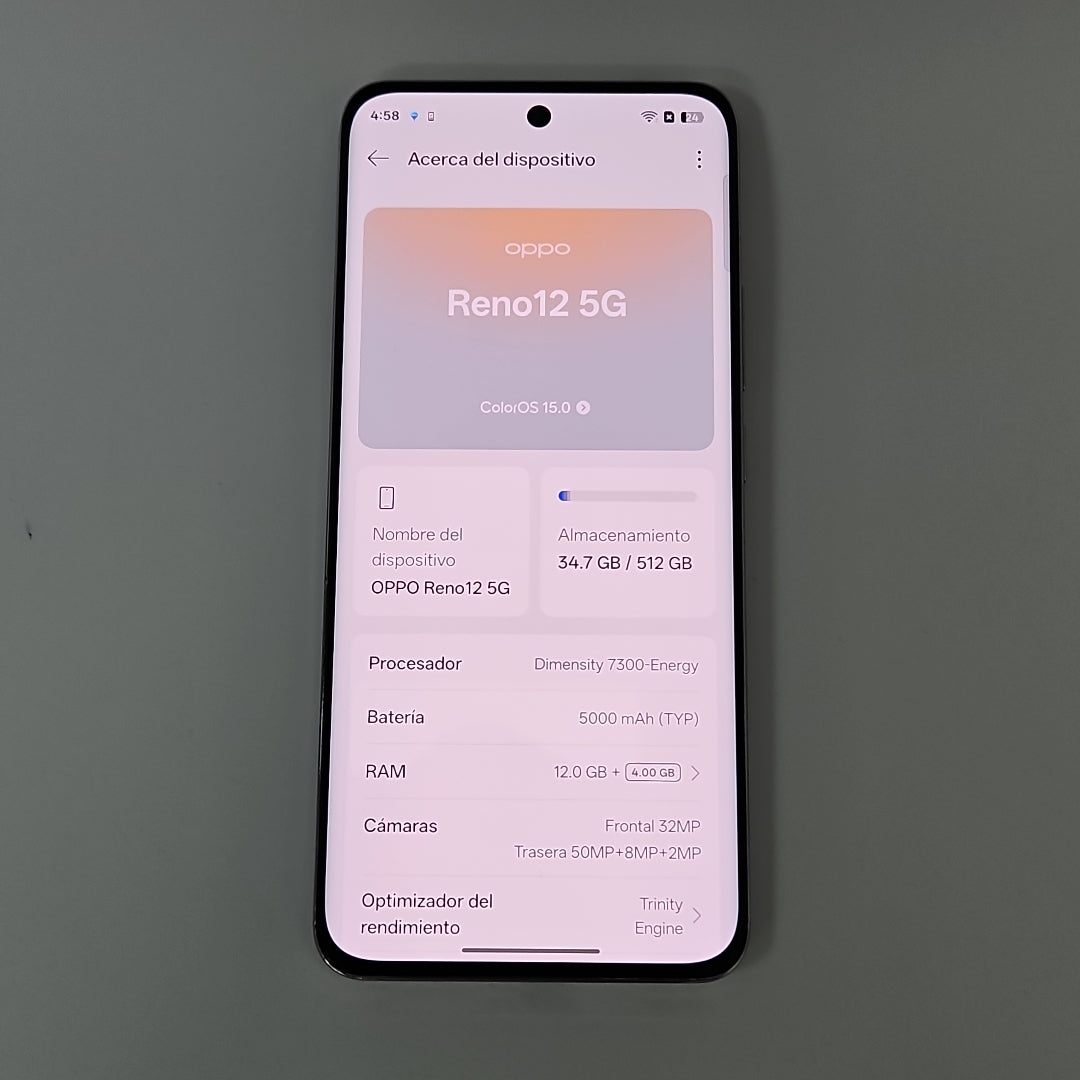 CELULAR OPPO   RENO12 5G CPH2625 (2024) 512 GB 12 GB RAM