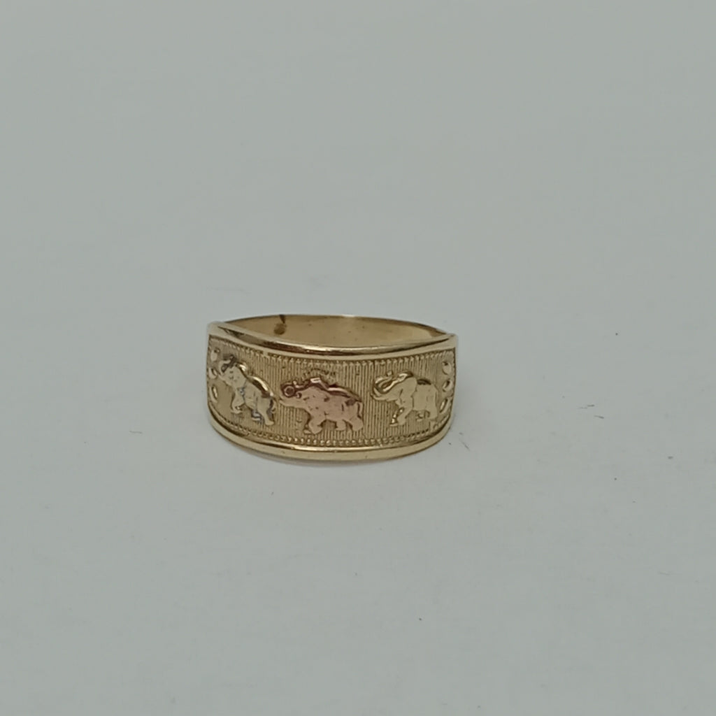 ARGOLLA DE LA SUERTE ORO 14 K 3.1 GRMS (SEMINUEVO)