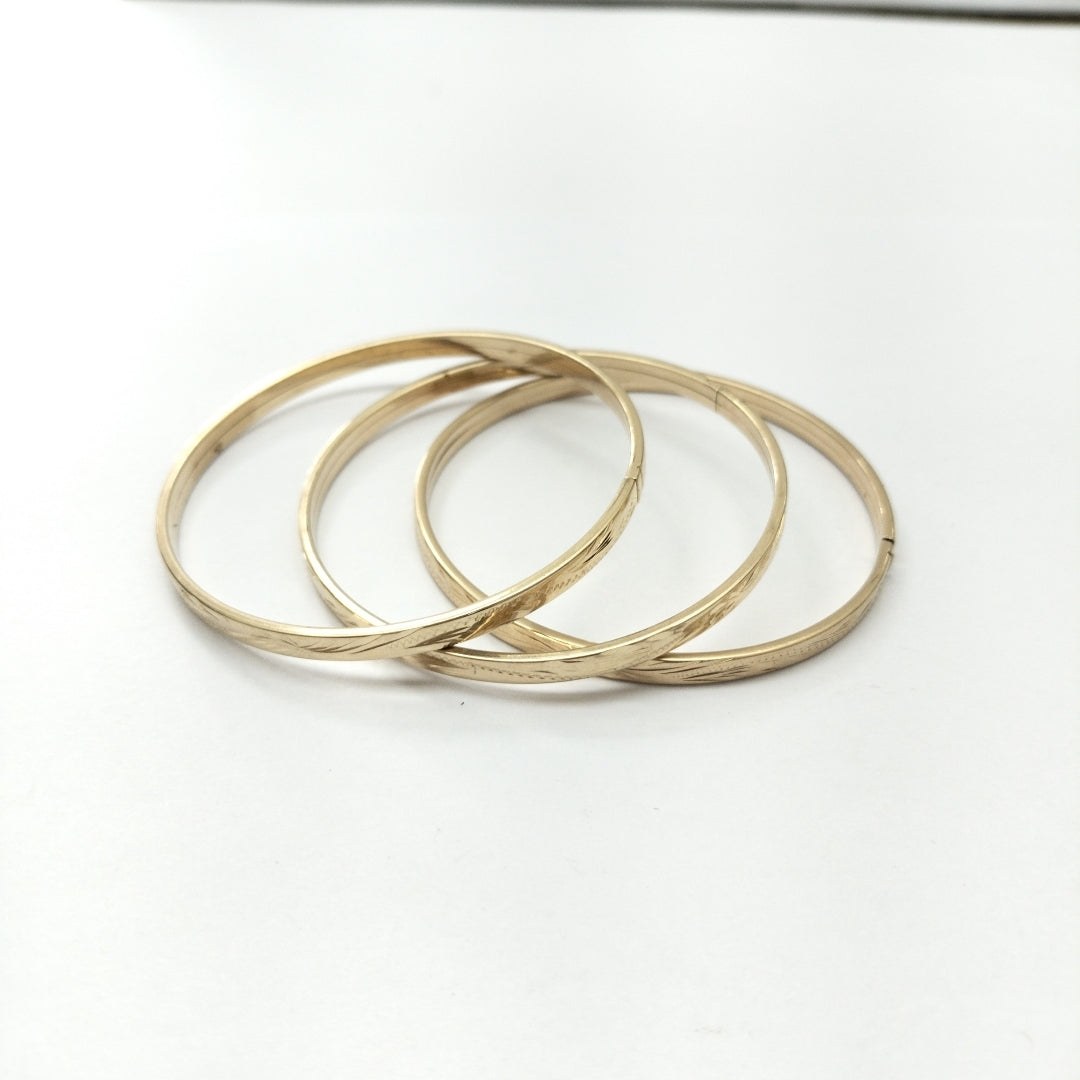 PULSERA RIGIDA ORO 10 K 14.3 GRMS (SEMINUEVO)