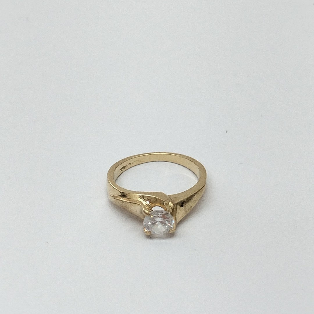 K1 3,30 GRMS 14 K ESPECIFICACIONES COMPLEMENTARIAS SOLITARIO CON CIRCONIA (SEMINUEVO)