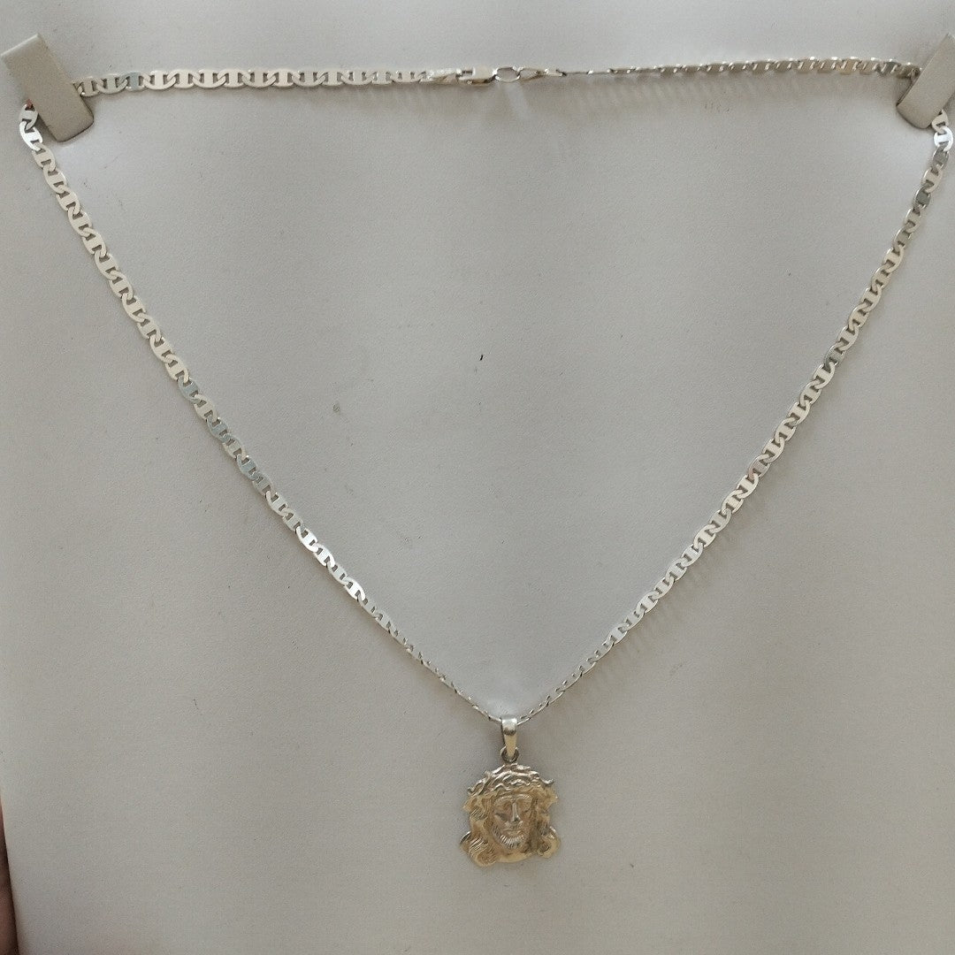 CADENA, DIJE PLATA 10.5 GRMS (SEMINUEVO)