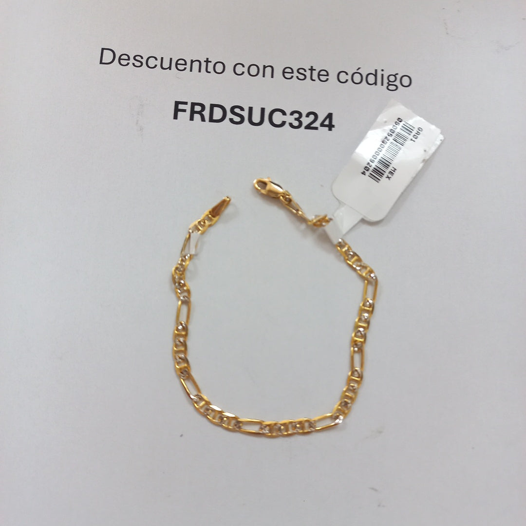 PULSERA TEJIDO 3X1 3G 18 CM (NUEVO)