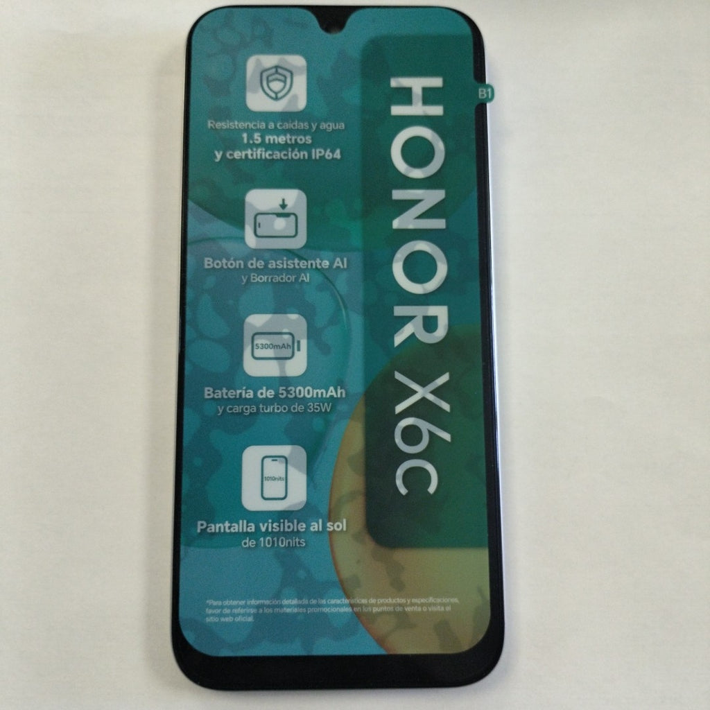 CELULAR HONOR X6C NIC-LX3 (2025) 256 GB 6 GB RAM (SEMINUEVO)