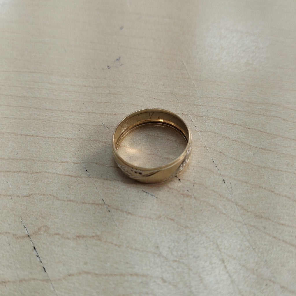 ARGOLLA ORO, RODIADO 14 K 1.5 GRMS (SEMINUEVO)