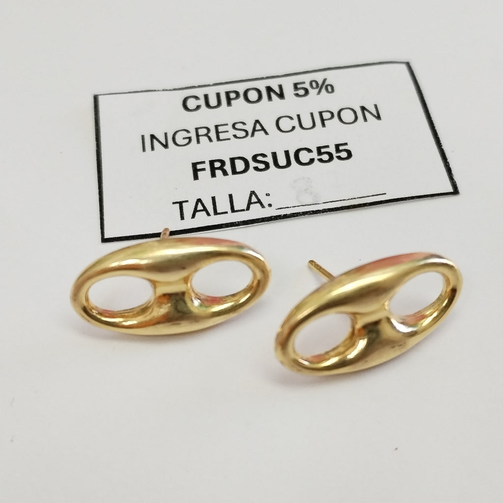 BROQUELES PAR ORO 18 K 3.7 GRMS (SEMINUEVO)