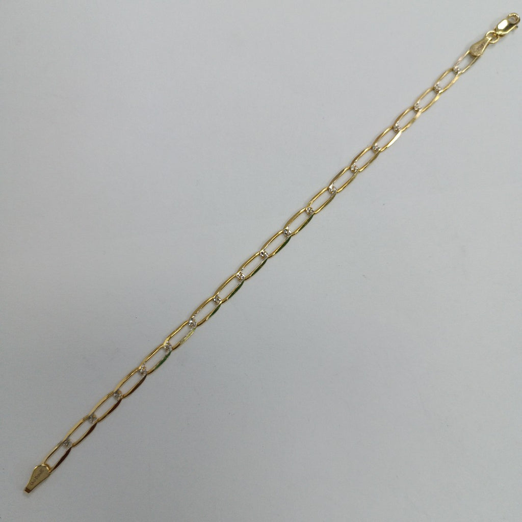 PULSERA TEJIDO ESLABONES 3.9G 18 CM (NUEVO)