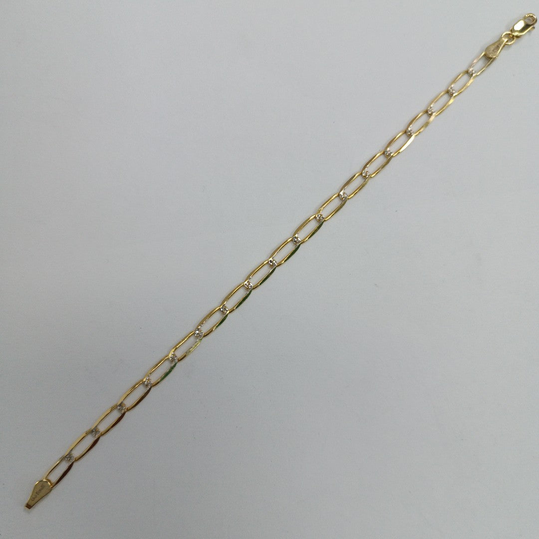 PULSERA TEJIDO ESLABONES 3.9G 18 CM (NUEVO)