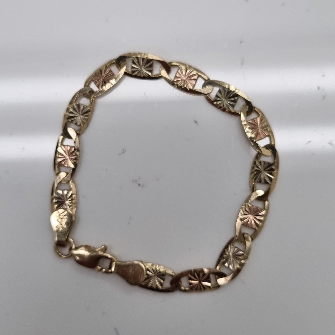 PULSERA TEJIDO MARINERO 6.61GR 16 CM (NUEVO)