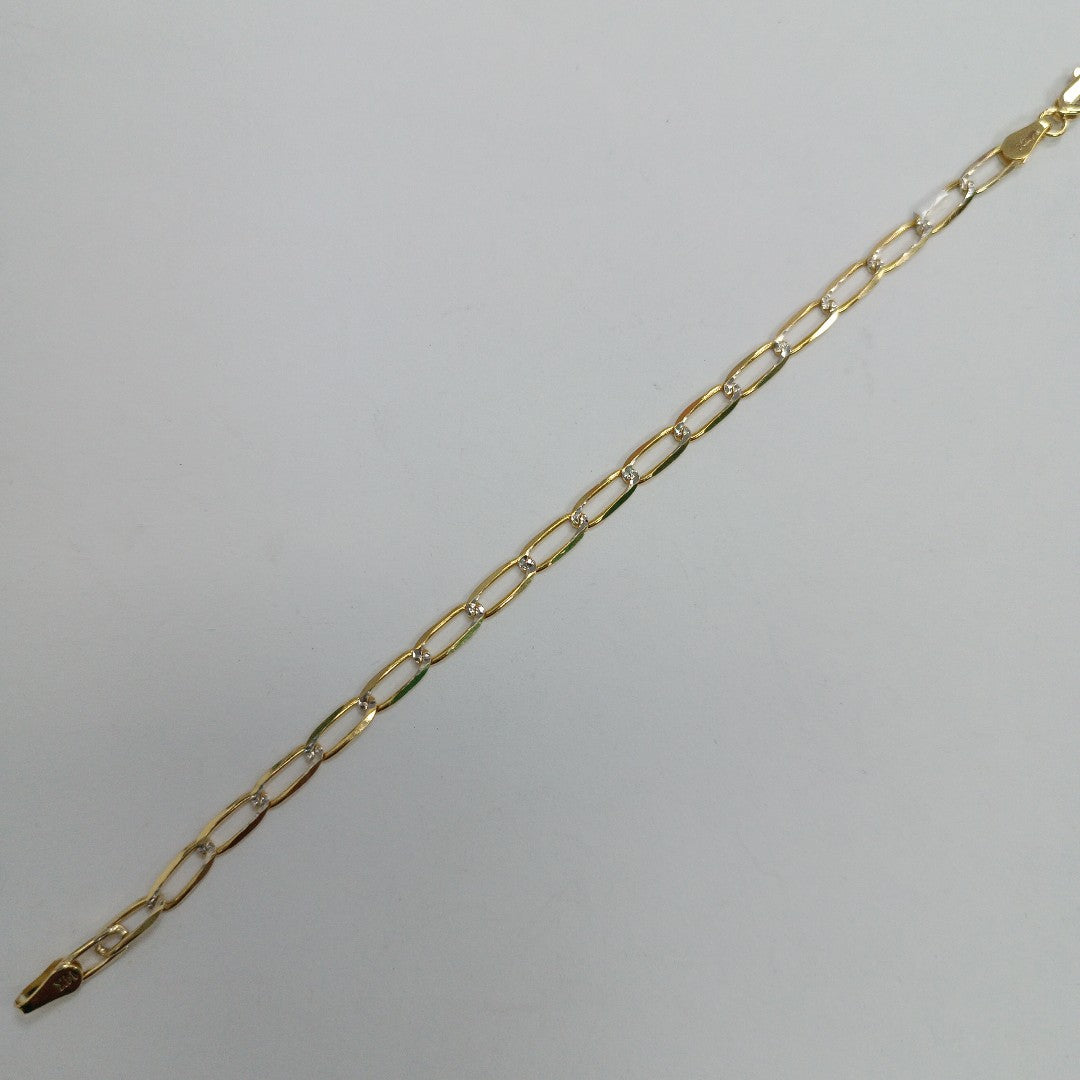 PULSERA TEJIDO ESLABONES 3.9G 18 CM (NUEVO)