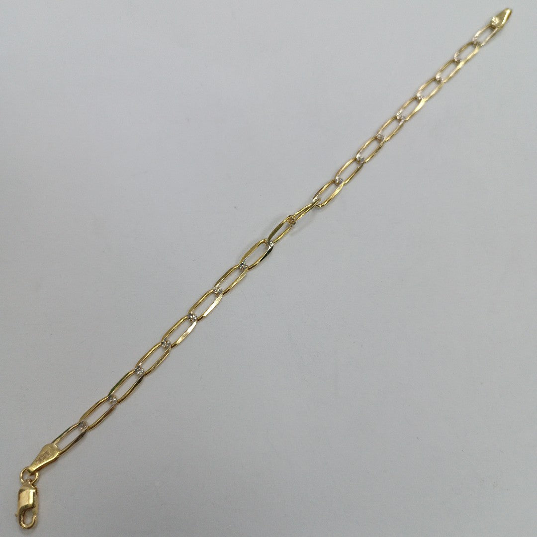 PULSERA TEJIDO ESLABONES 3.9G 18 CM (NUEVO)