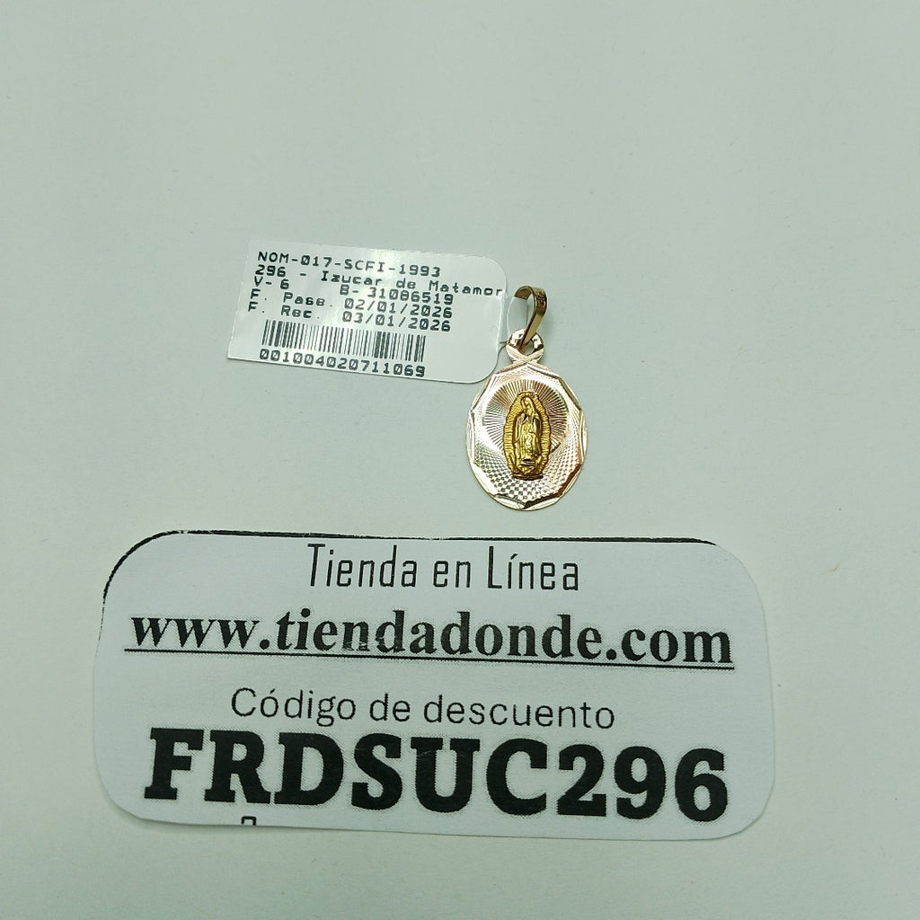 MEDALLA RELIGIOSA ORO 14 K 1.2 GRMS (SEMINUEVO)