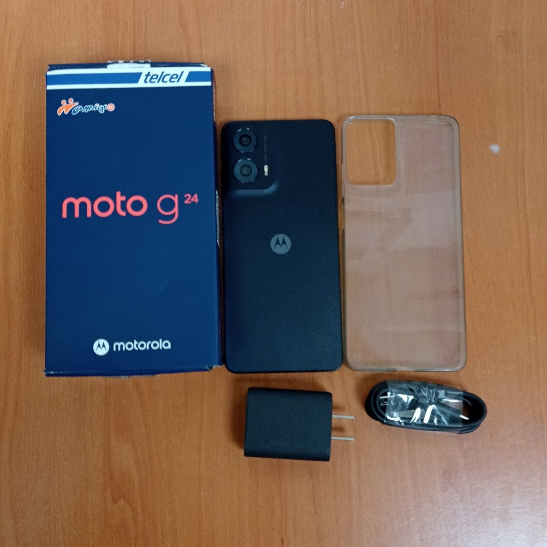 CELULAR MOTOROLA MOTO G24 XT2423-1 (2024) 256 GB 4 GB RAM (SEMINUEVO)