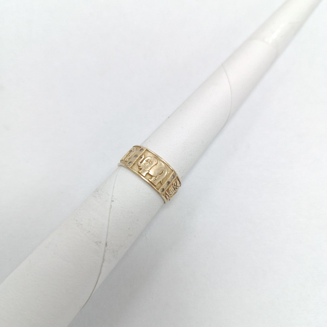 ARGOLLA DE LA SUERTE ORO 14 K 3.9 GRMS (SEMINUEVO)