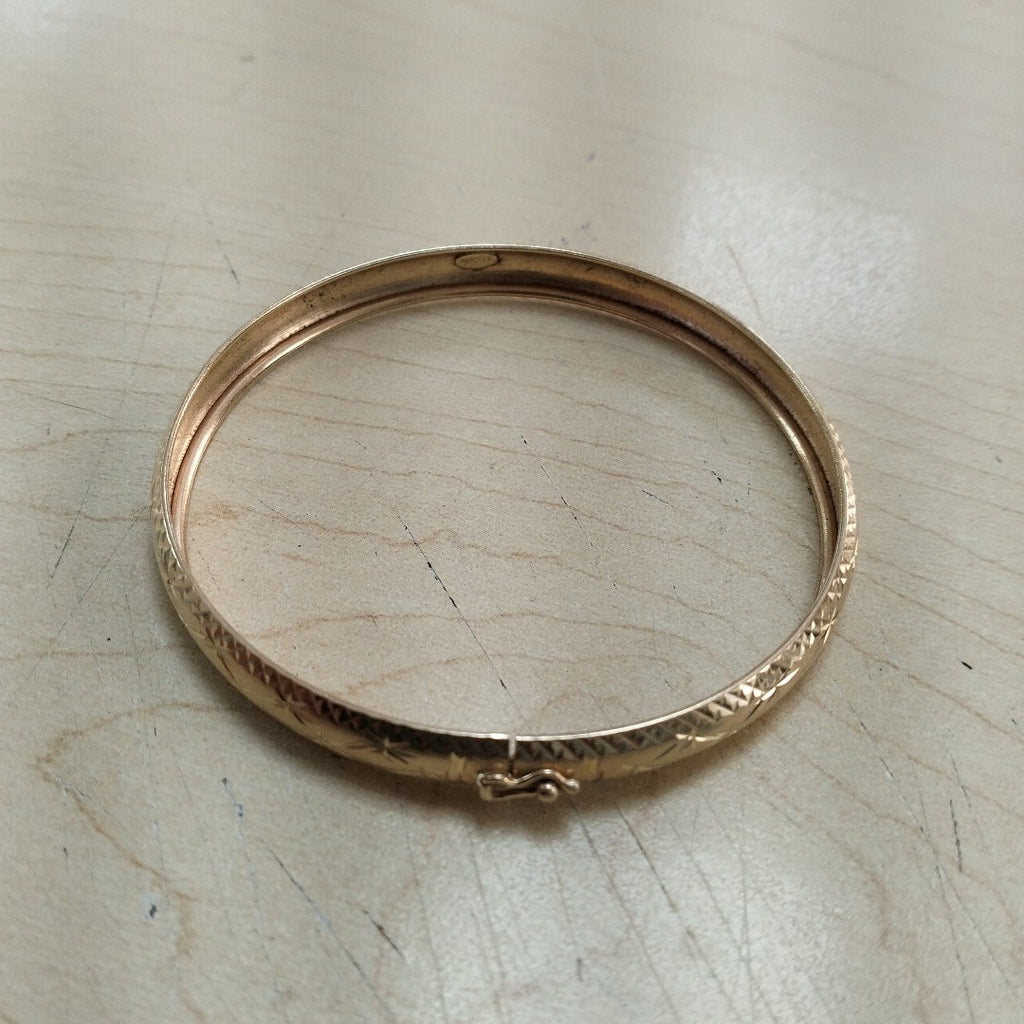 PULSERA RIGIDA ORO 14 K 8.9 GRMS (SEMINUEVO)
