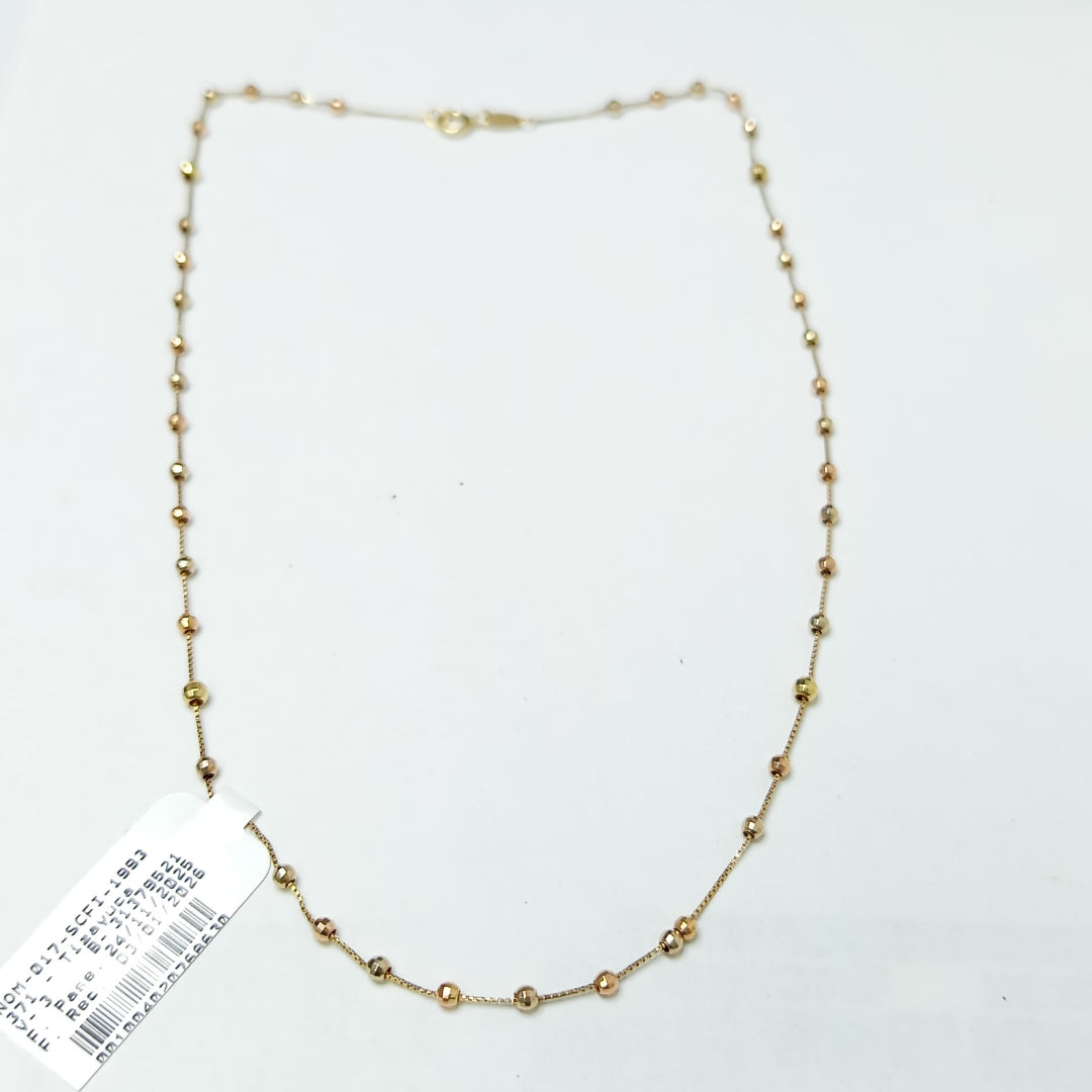 COLLAR ORO 14 K 2.8 GRMS (SEMINUEVO)