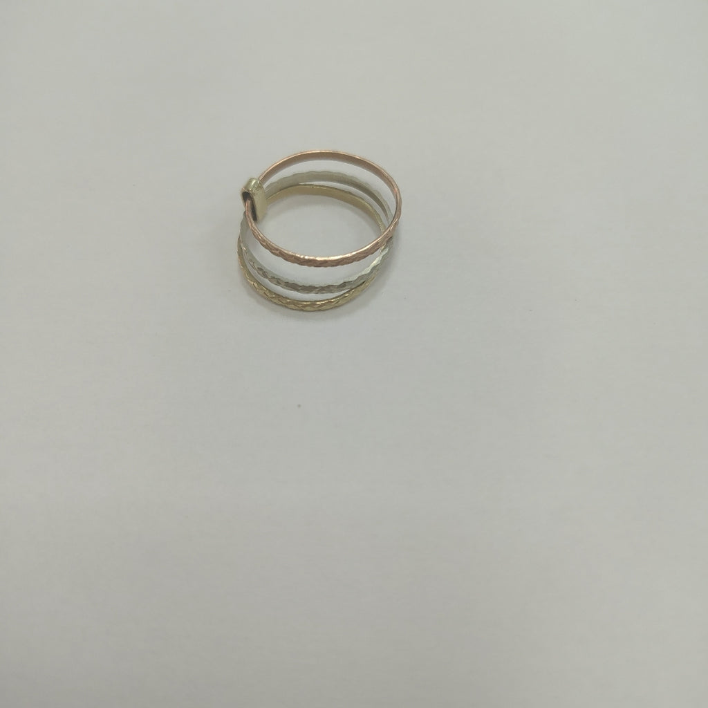 ANILLITO ORO, ORO COMBINADO 14 K 1.8 GRMS (SEMINUEVO)