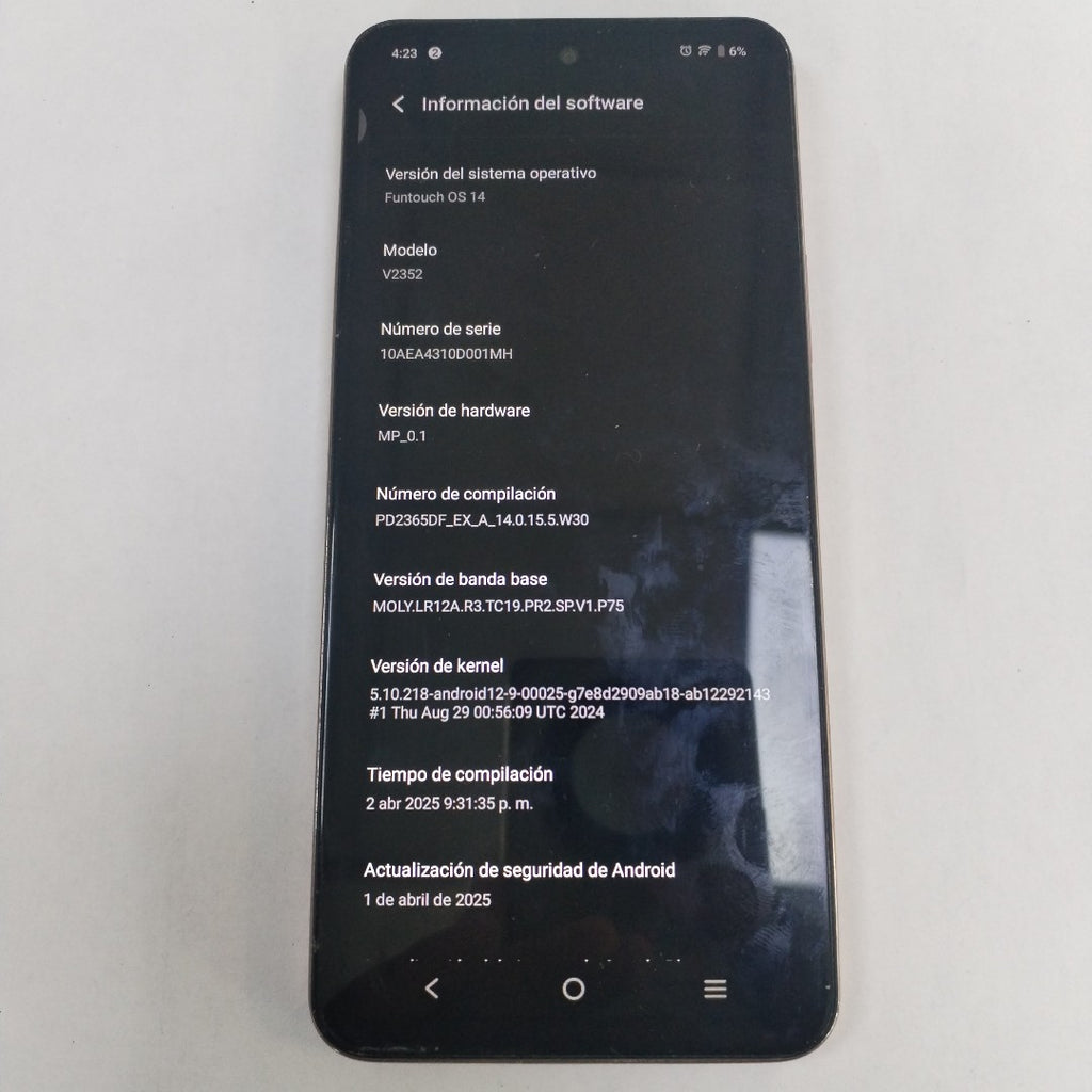 CELULAR VIVO Y28 V2352 256 GB 8 GB RAM