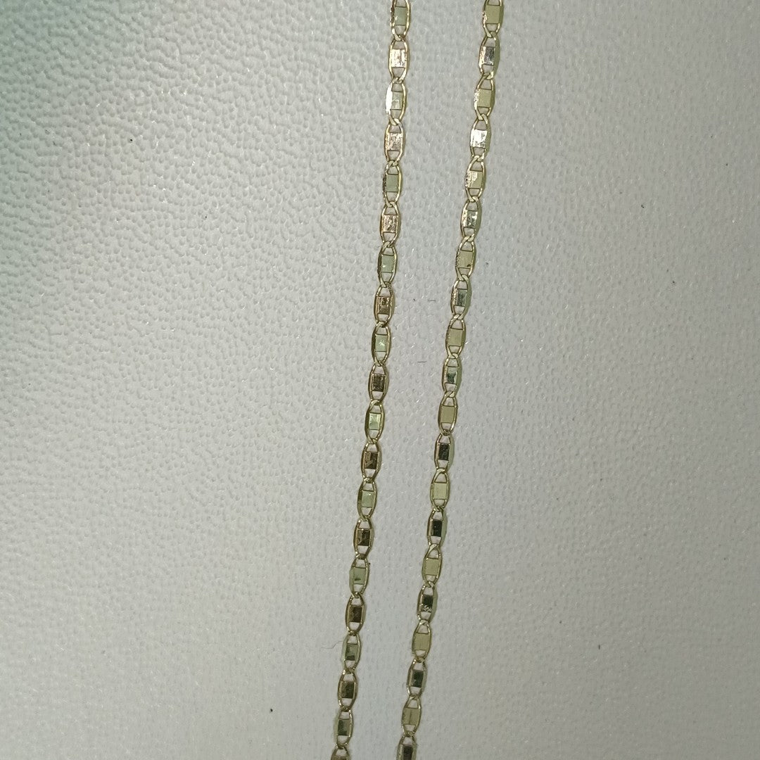 CADENA TEJIDO MARINERO 2.11GR 55 CM (NUEVO)